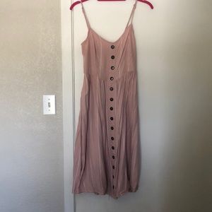 Pink and white stripped summer dress! Super cute!